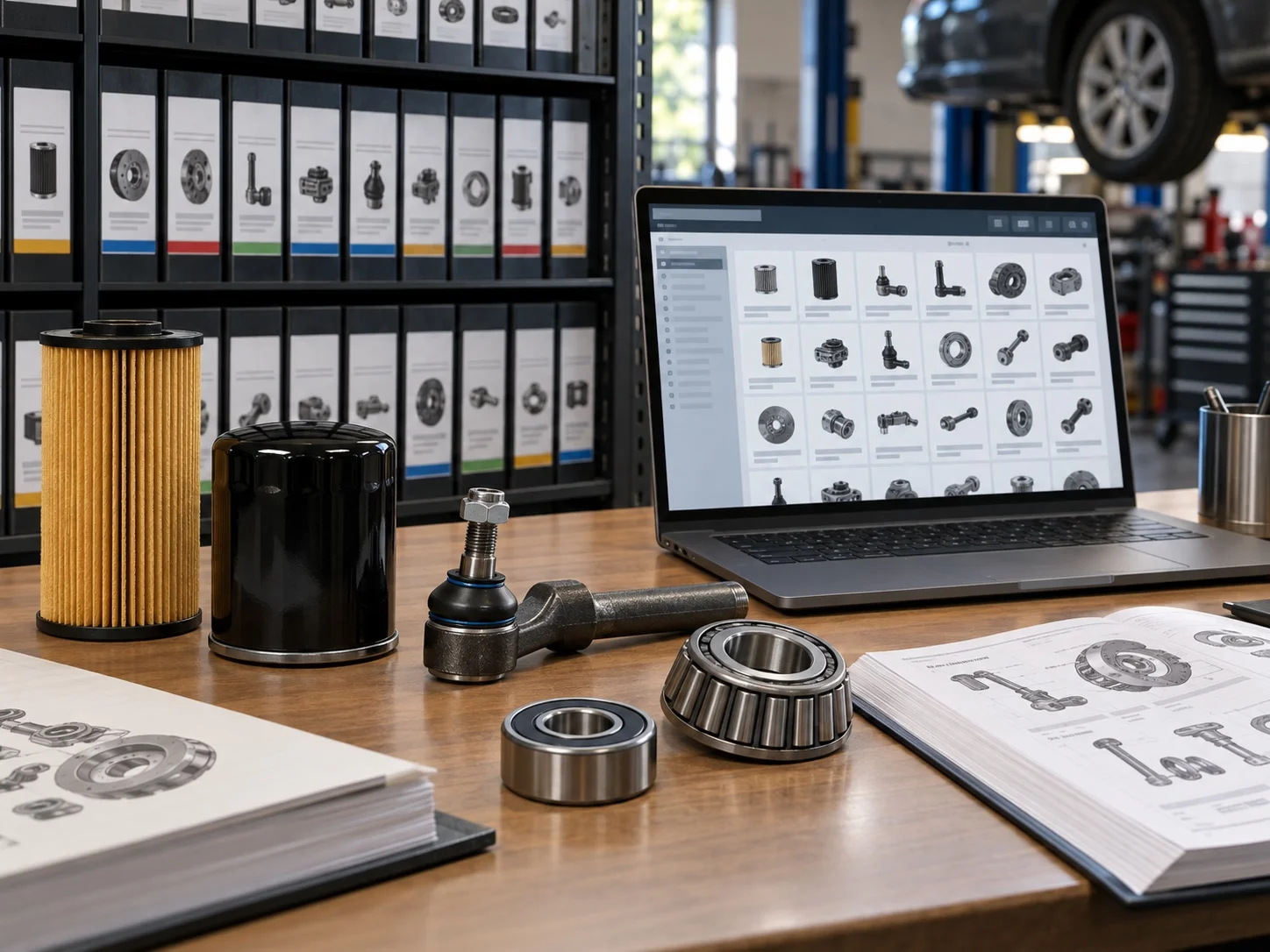 Automotive parts reference catalog