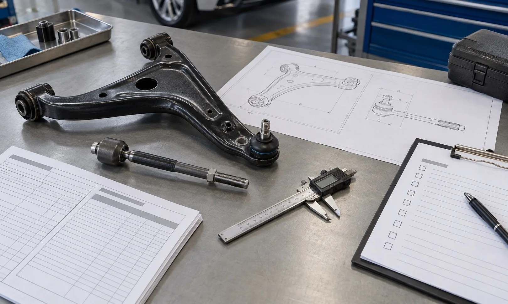 Automotive component fit and requirements review