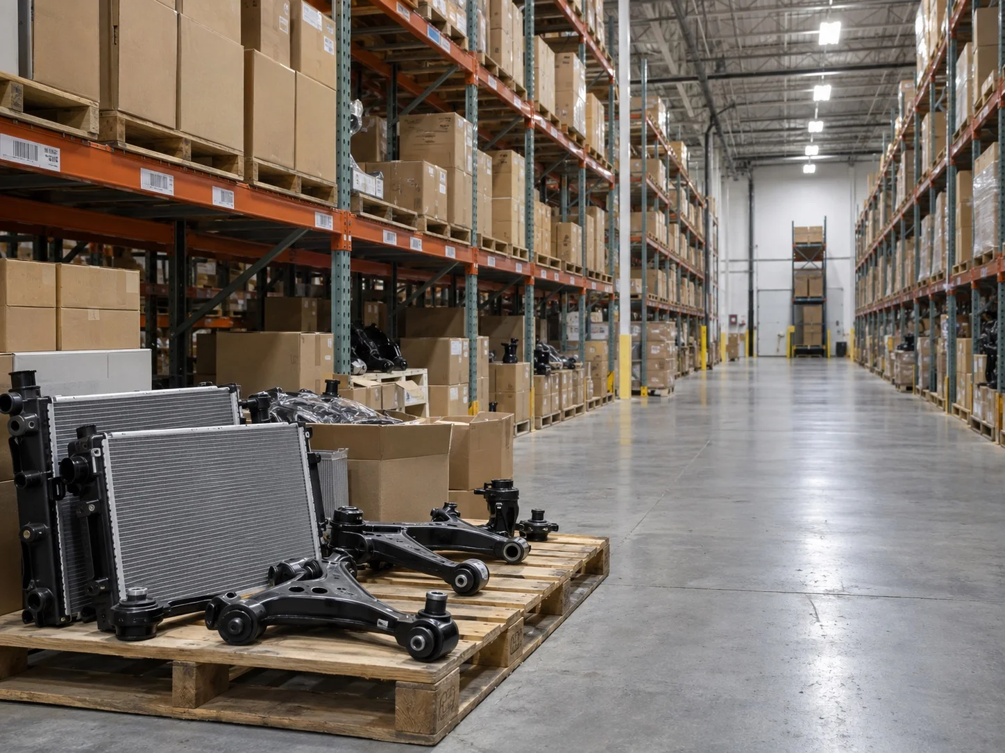 Automotive parts warehouse