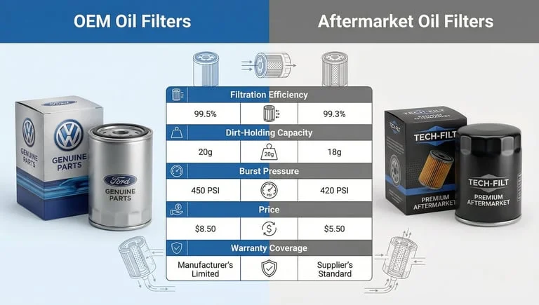 OEM vs Aftermarket Oil Filters: Complete Quality Comparison Guide for Wholesale Distributors (2026)