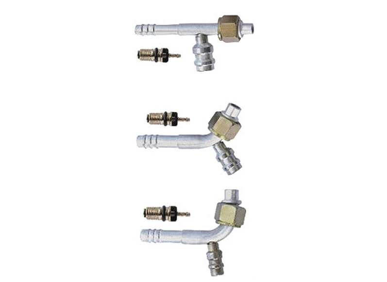 A/C Fitting Al joint with R134a high & low pressure valve M30400481