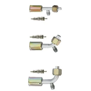 A/C Fitting Al joint with iron jacket R12 valve M30400483