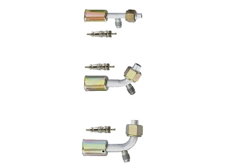 A/C Fitting Al joint with iron jacket R12 valve M30400483