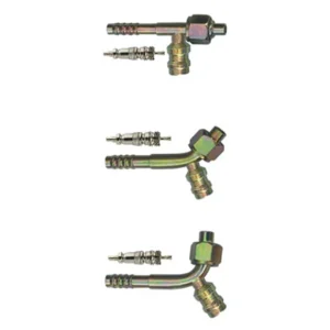 A/C Fitting Iron Joint with R12 high & low pressure valve M30400539