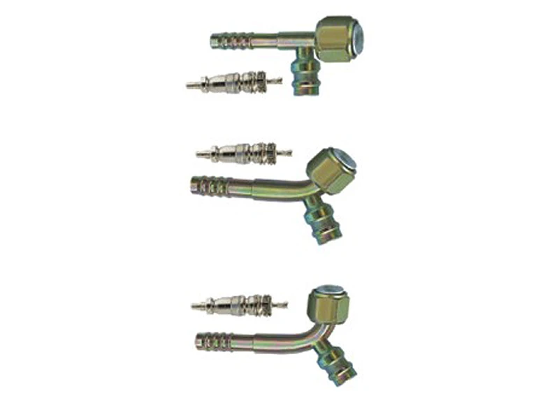 A/C Fitting Iron joint with R12 high & low pressure valve M30400540