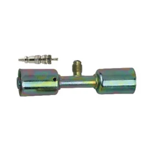 A/C Fitting Iron joint with iron jacket R134a high & low pressure valve M30400548
