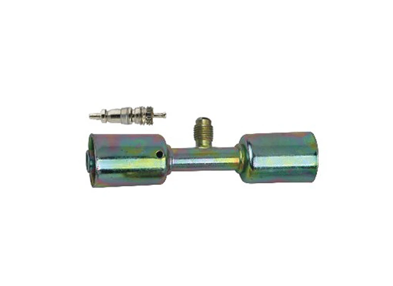 A/C Fitting Iron joint with iron jacket R134a high & low pressure valve M30400548