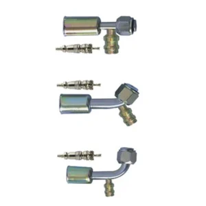 A/C Fitting Full iron joint with iron jacket R12 high & low pressure valve M30400551