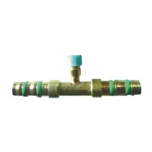 A/C Fitting Iron through pipe with iron jacket R134a high & low pressure valve M30400555