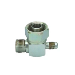 A/C Fitting Iron through pipe with iron jacket R134a high & low pressure valve M30400565
