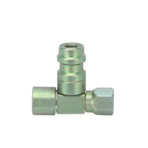 A/C Fitting Iron through pipe with iron jacket R134a high & low pressure valve M30400572