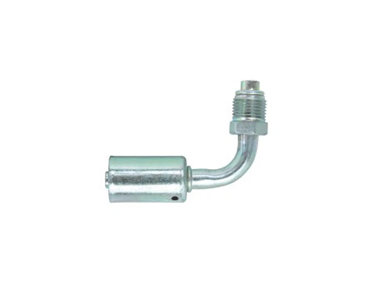 A/C Fitting Iron through pipe with iron jacket R134a high & low pressure valve M30400590