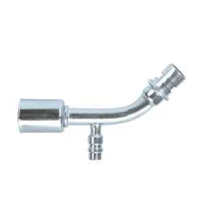 A/C Fitting Iron through pipe with iron jacket R134a high & low pressure valve M30400605