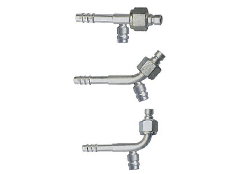A/C Fitting Environment-friendly Al joint with R134a high & low pressure valve M30400607