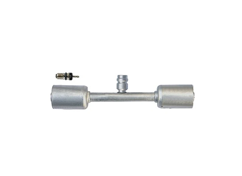 A/C Fitting Through pipe with Al jacket R134a high & low pressure valve M30400626