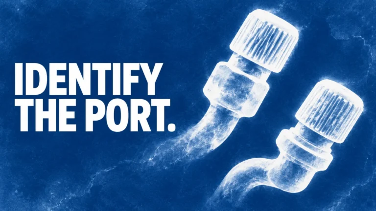Automotive A/C Service Fittings: Identify the Refrigerant and Port Role